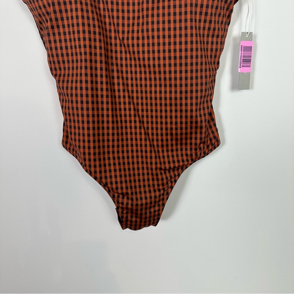 Everlane Nyle Gingham One Piece Swim Suit - Picture 4 of 11